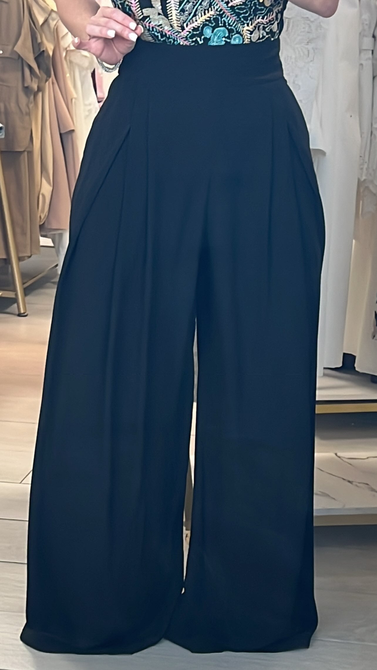 Black Palazzo Pant (GRACIA COLLECTION)