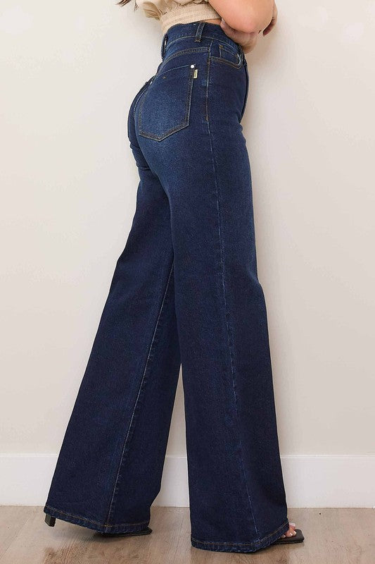 Vibrant Indigo Strech&HighRise Jeans