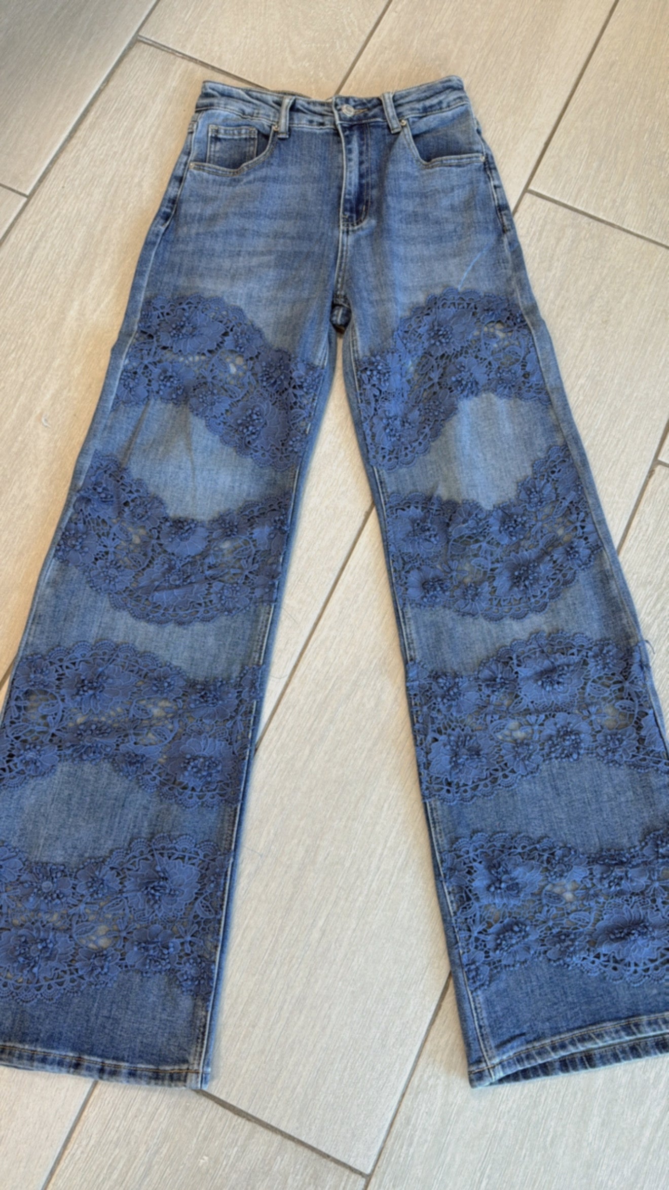 Blue Lace Jean