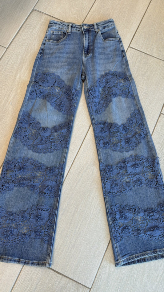 Blue Lace Jean