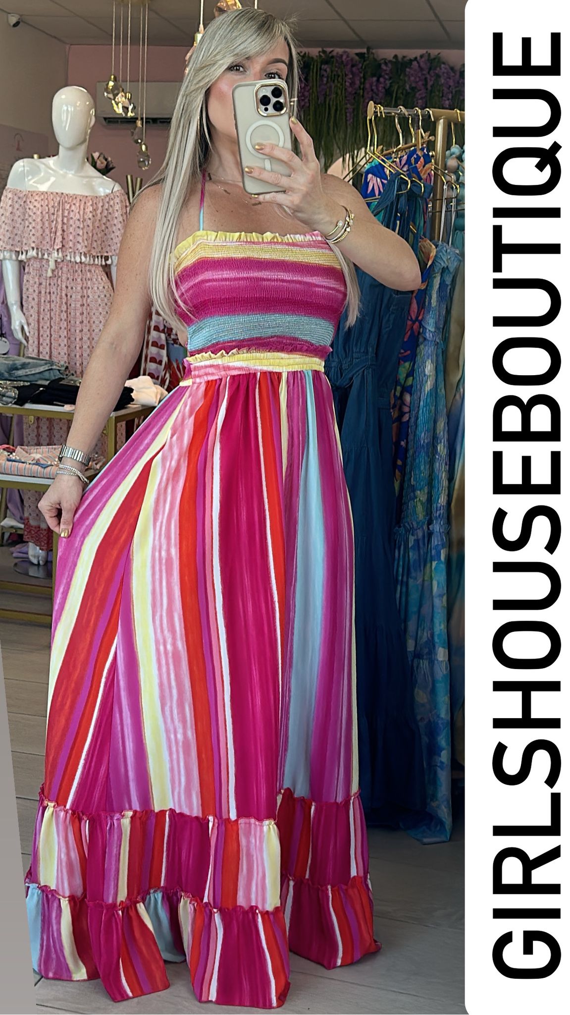 Sweet Swirl Maxi Dress