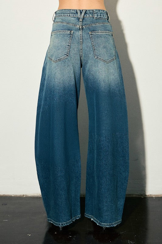 VIBRANTS Jeans Painted Baggy Design