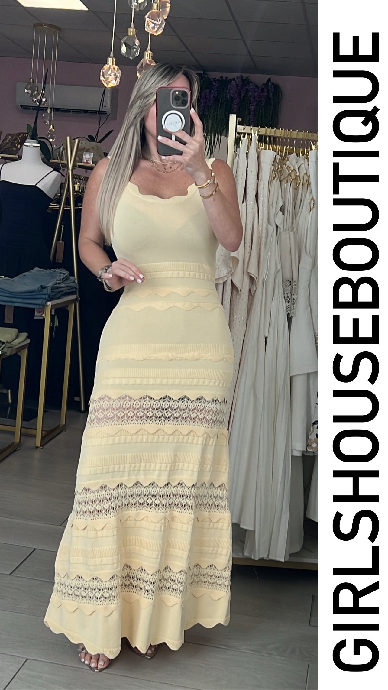 Nani Butter Embroidery Maxxi Dress
