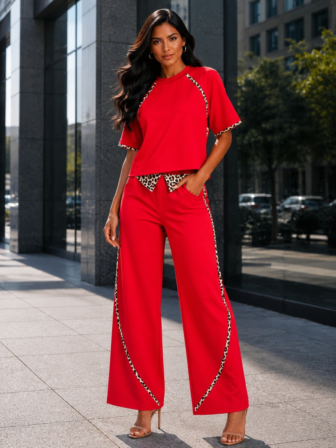 Red Leopard Details Travel Set (Pre-Order)