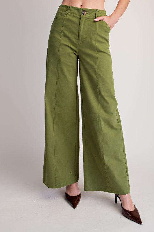 Olive Classic High Rise Pant