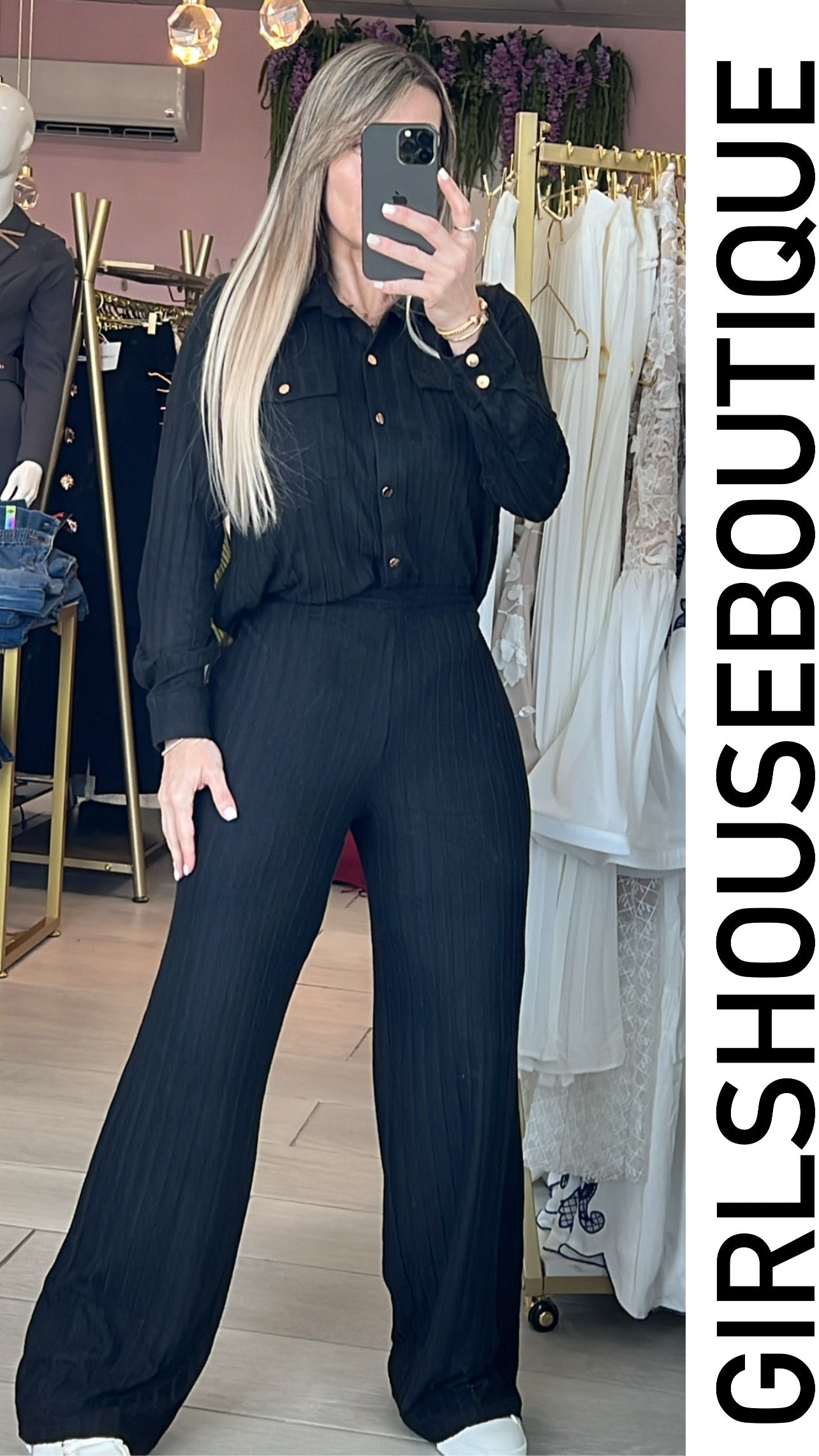 Black Bunny’s Long Sleeve Top&Pant Set