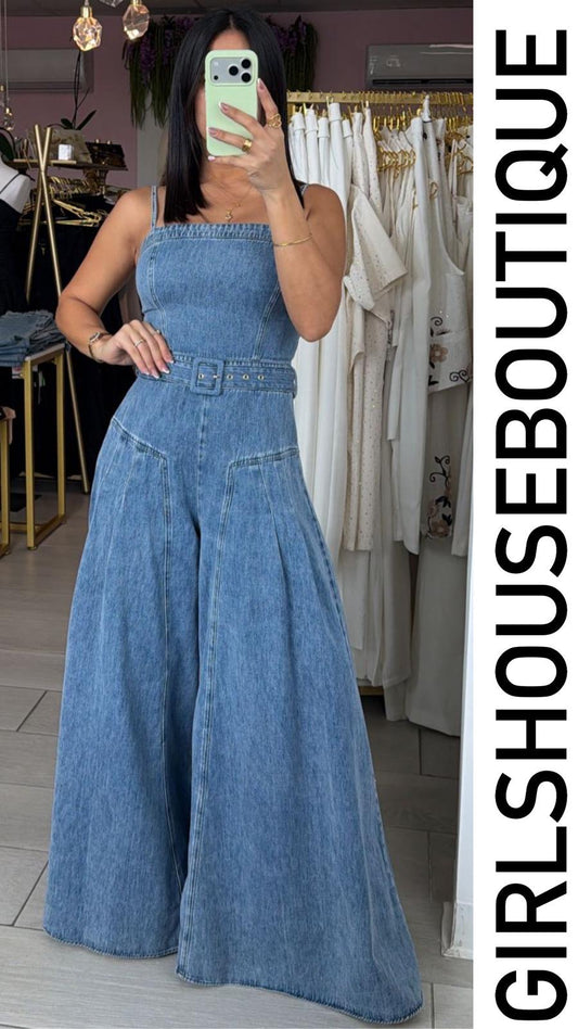 Musse Ligt Denim Elegance Jumpsuit