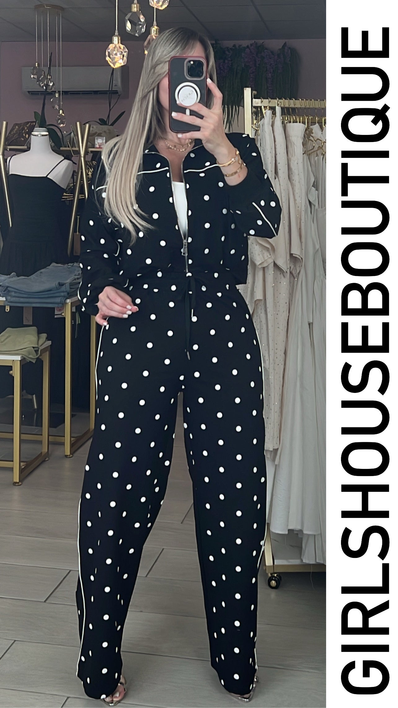 Black Dots Travel Set