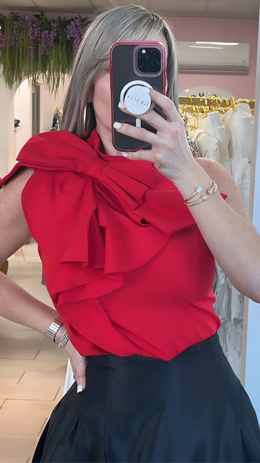 GRACIA COLLECTION Passion Rouge Blouse