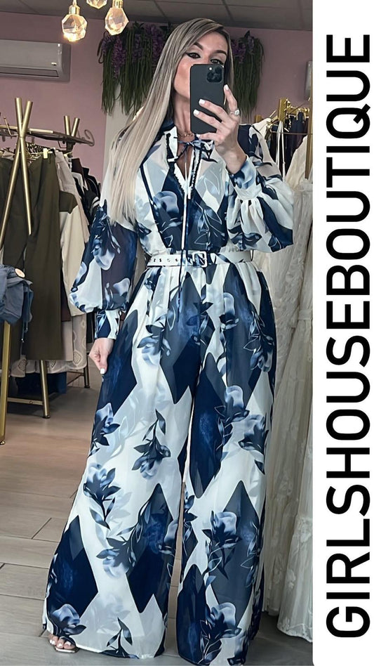 BlueBell Flowers Jumpsuit