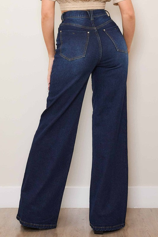 Vibrant Indigo Strech&HighRise Jeans