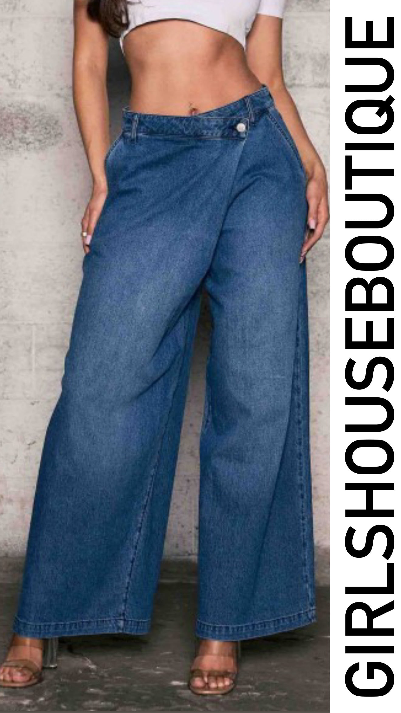 Vibrants Wrappped High Rise Jeans