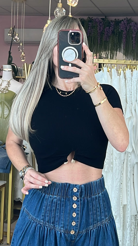 Black One Size Basic