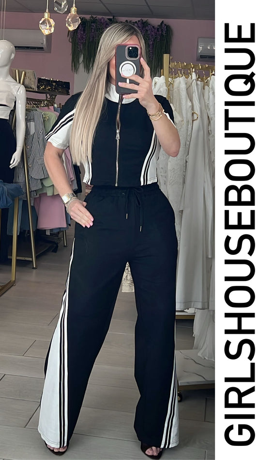 Fany Black & Color Block Travel Set