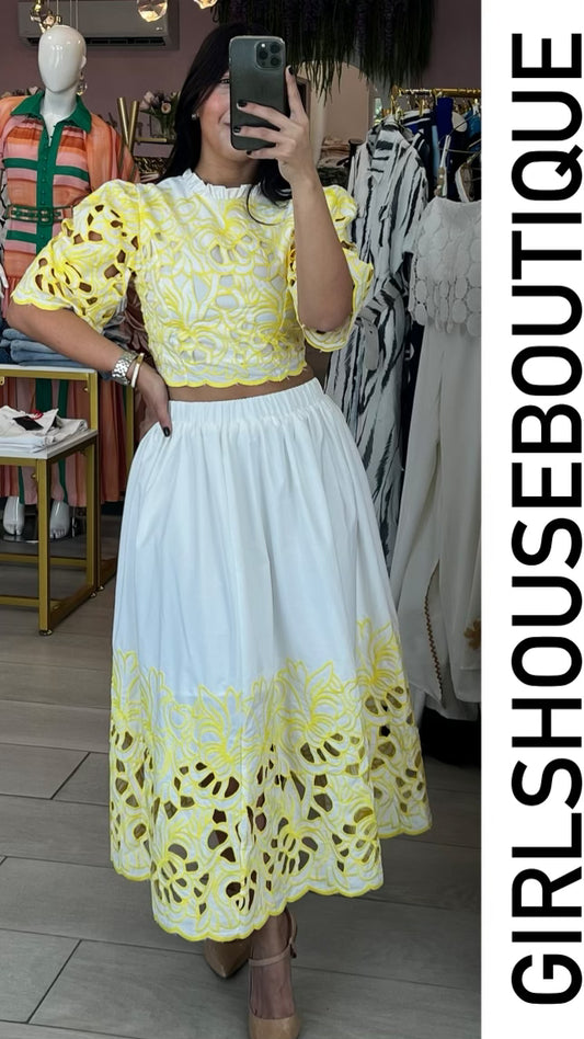 Noa Top and Skirt Set