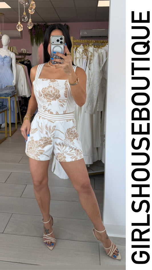 Natural Garden Short Set