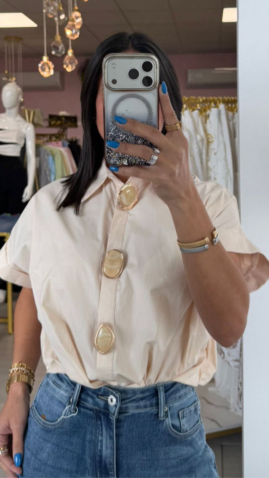 Soft Creme & Pendant Ambar Blouse