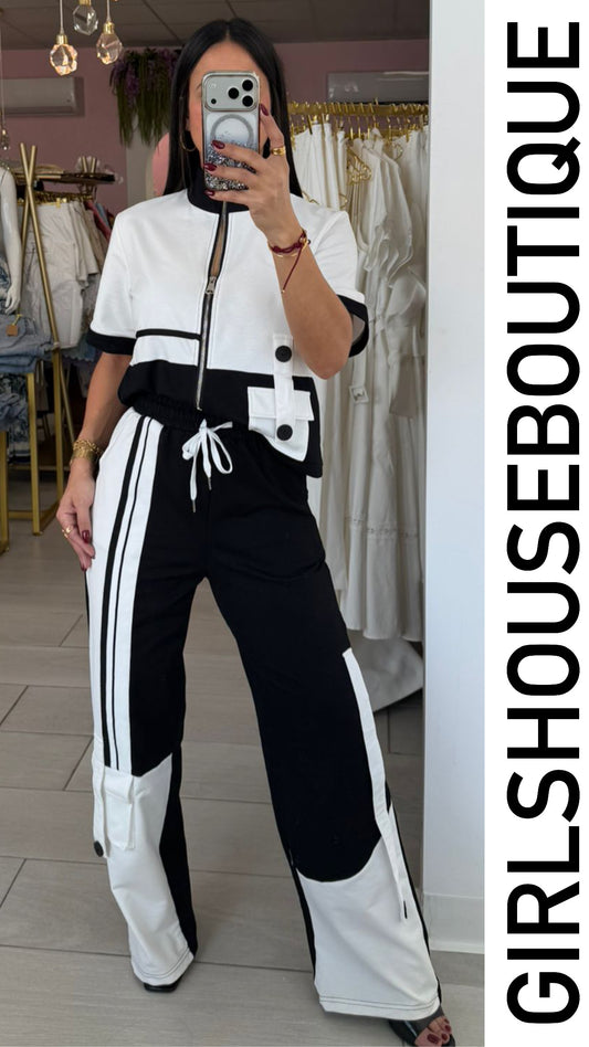 Monika Black & White Travel Set