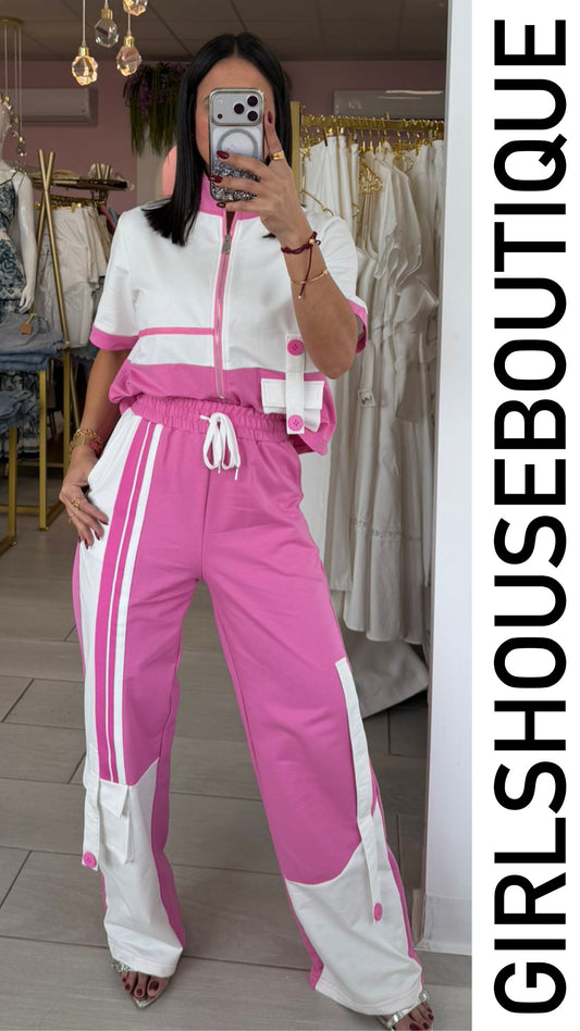 Monika BubbleGum & White Travel Set