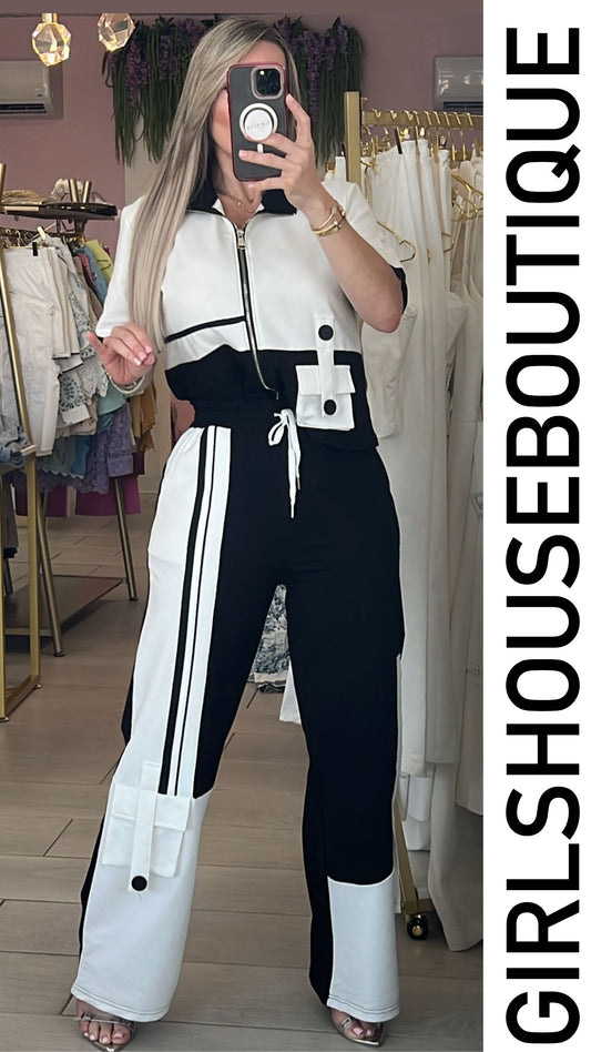 Monika Black & White Travel Set