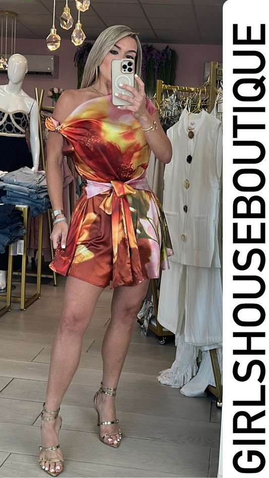 Sunset Paradise Romper