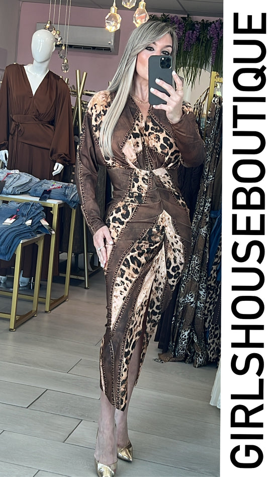 Spicy Minimal Couture Midi Dress