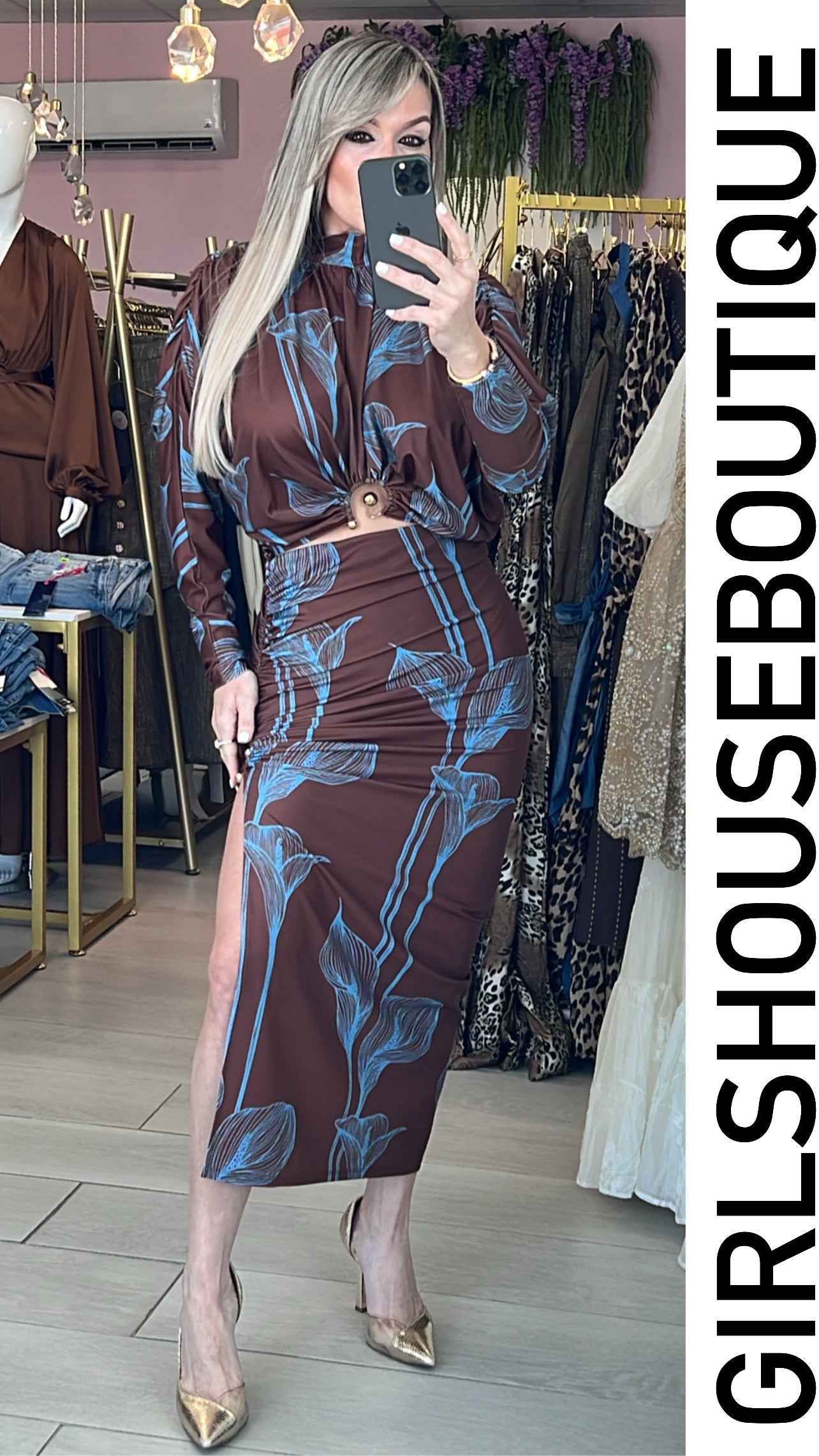 Spicy Trendy Top & Skirt Set
