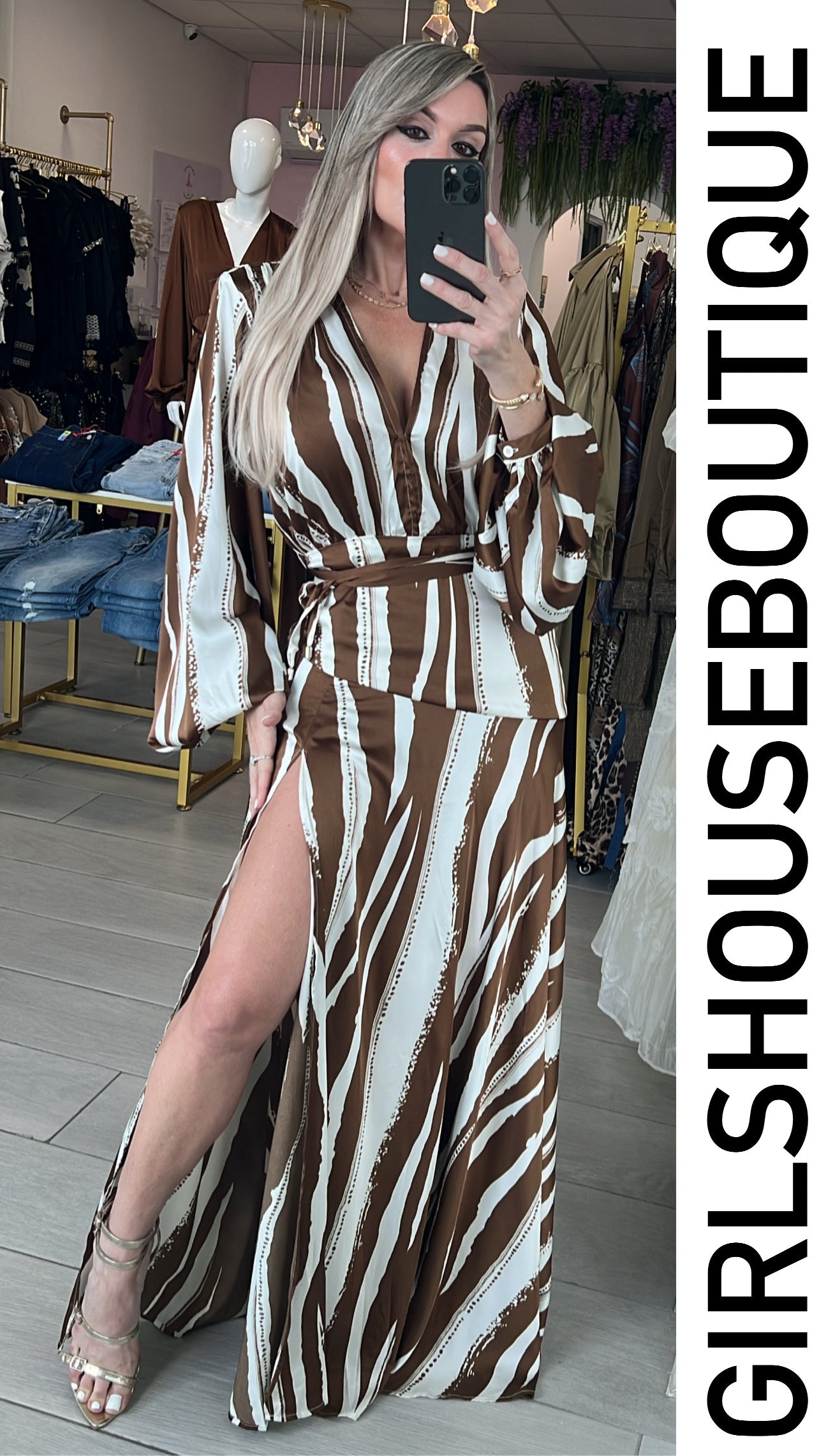 Spicy Celise Satin Dress