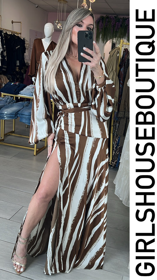 Spicy Celise Satin Dress
