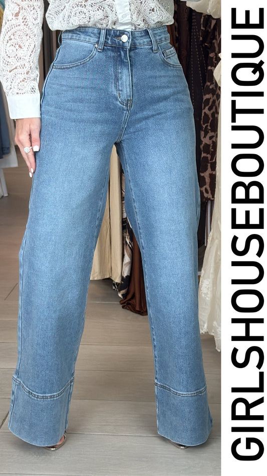 Wide Light Denim