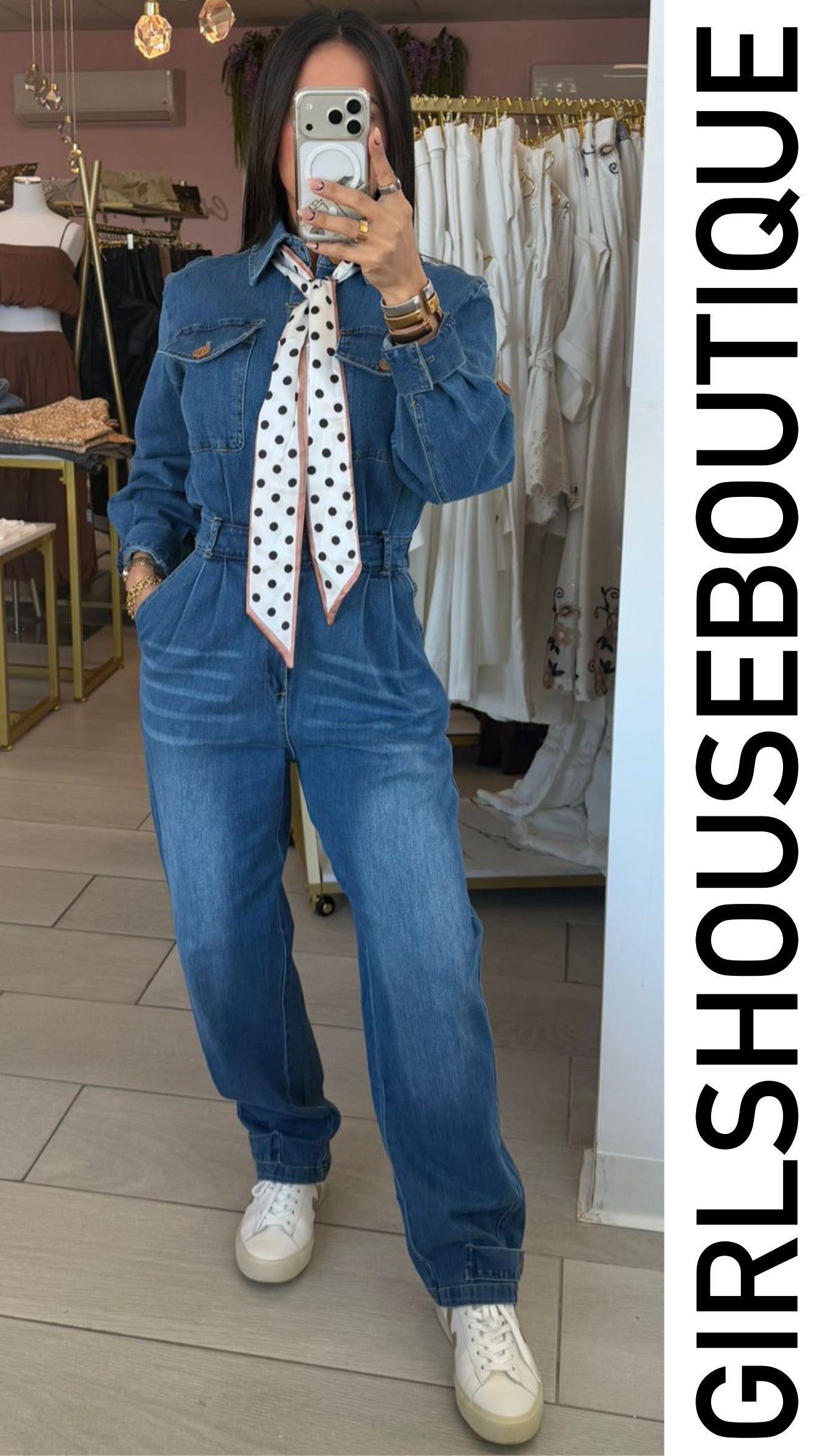 Strech Denim Urban Jumpsuit