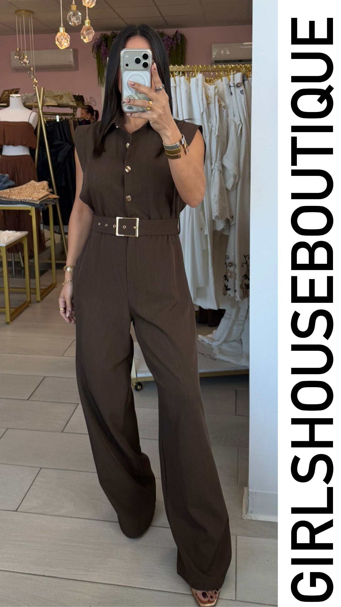 Choco Classic Luxe Jumpsuit