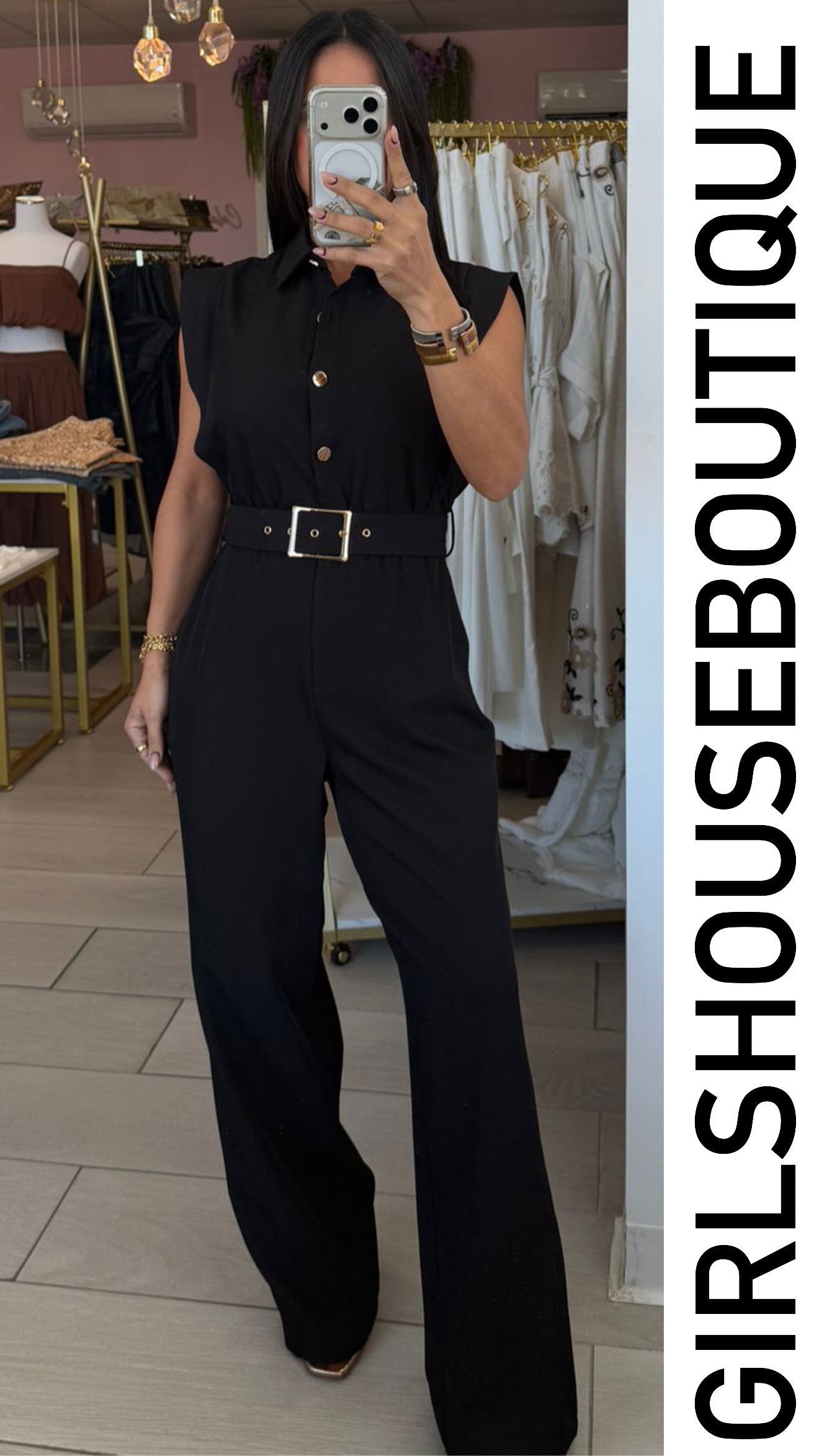 Black Classic Luxe Jumpsuit
