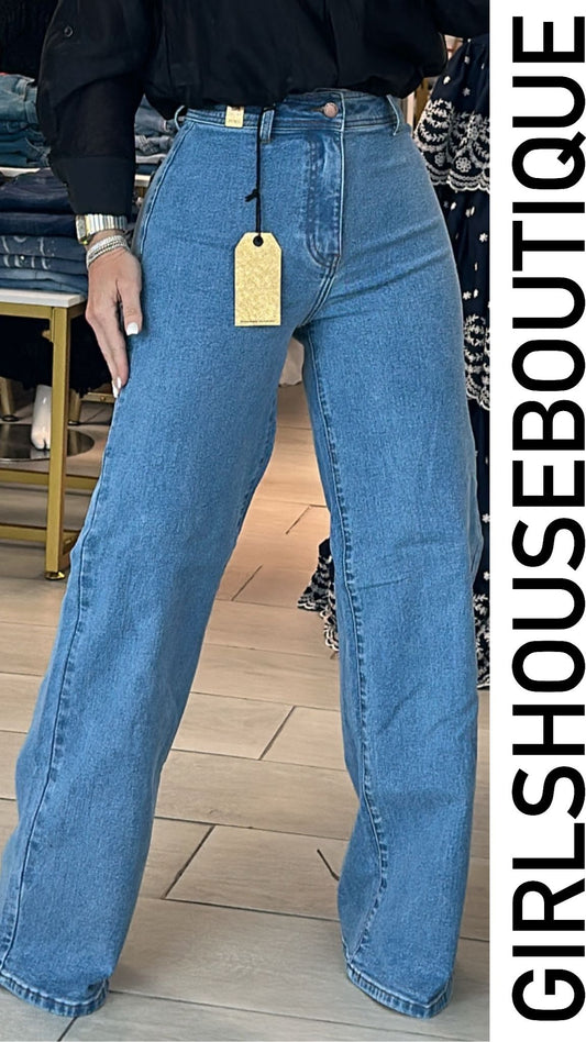 Vibrant High Rise Light Denim