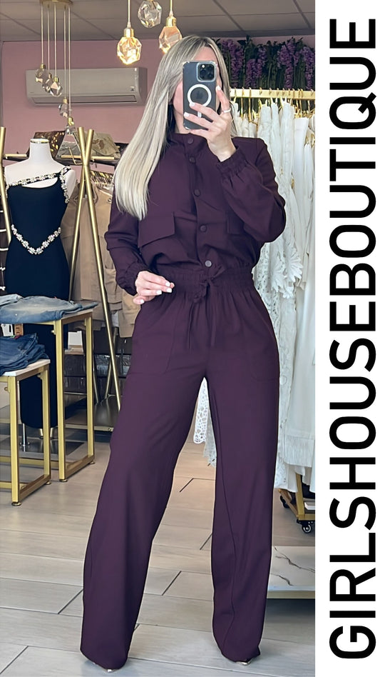 Wine Europe Jacket Design & Pant Set (OVI COLLECTION)