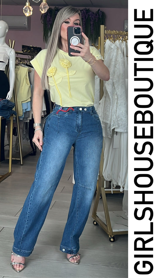 Yellow Tulip Top