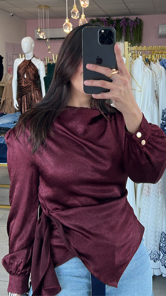 Elegant Long Sleeve Blouse
