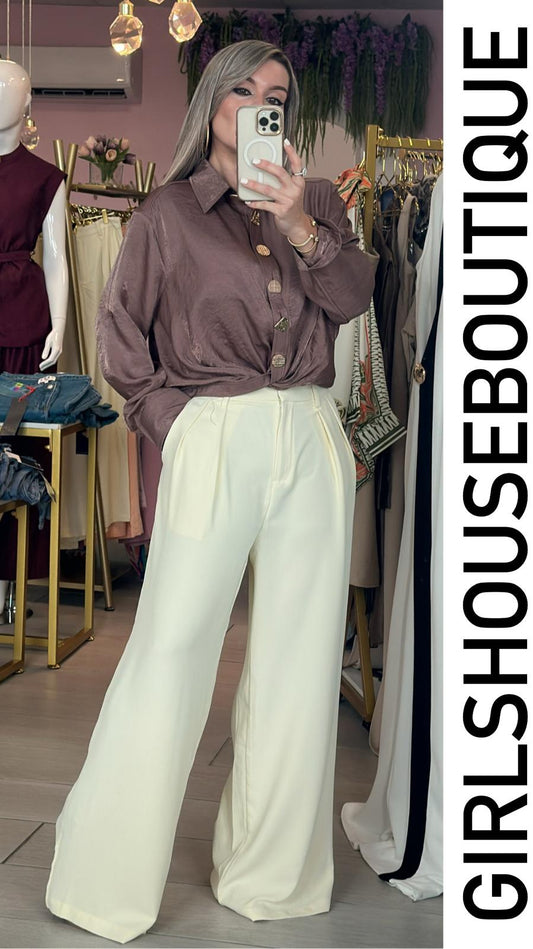 Mystique Mocha Blouse