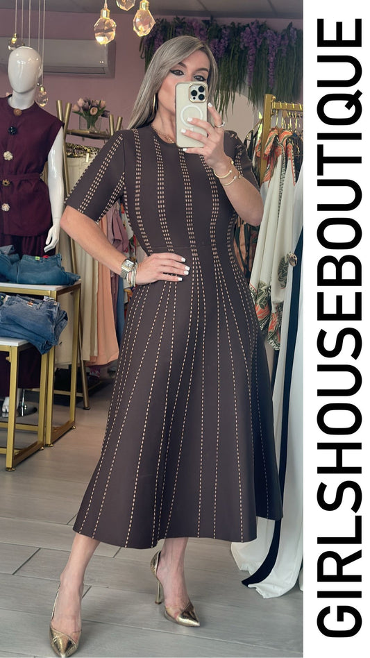 Vogue Mocha Dress