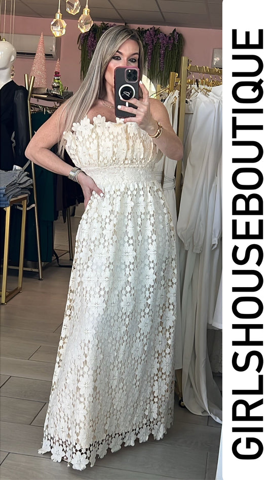 Ivory Garden Maxxi Dress