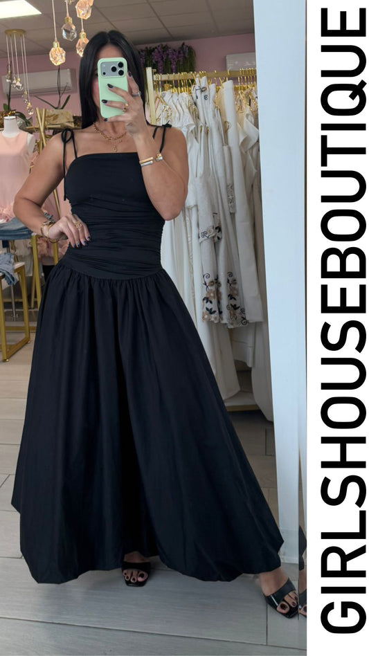 Prixy Black Noir Maxi Dress