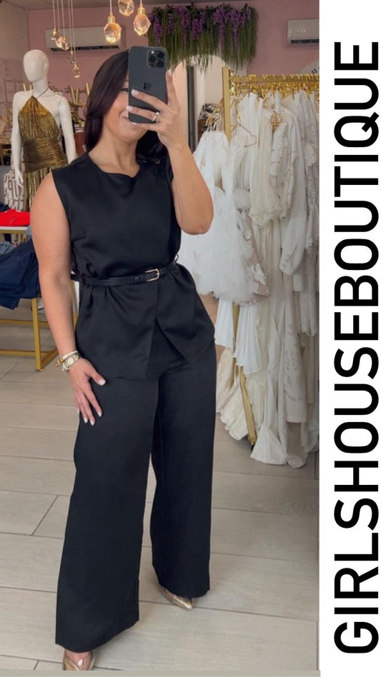 Lala’s Black Top and Bottom Set