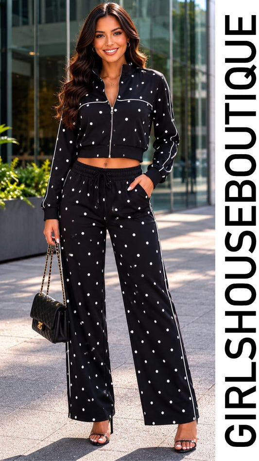 Black Dots Travel Set
