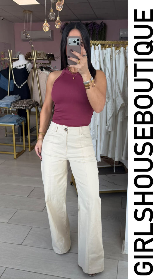 Natural Classic High Rise Pant