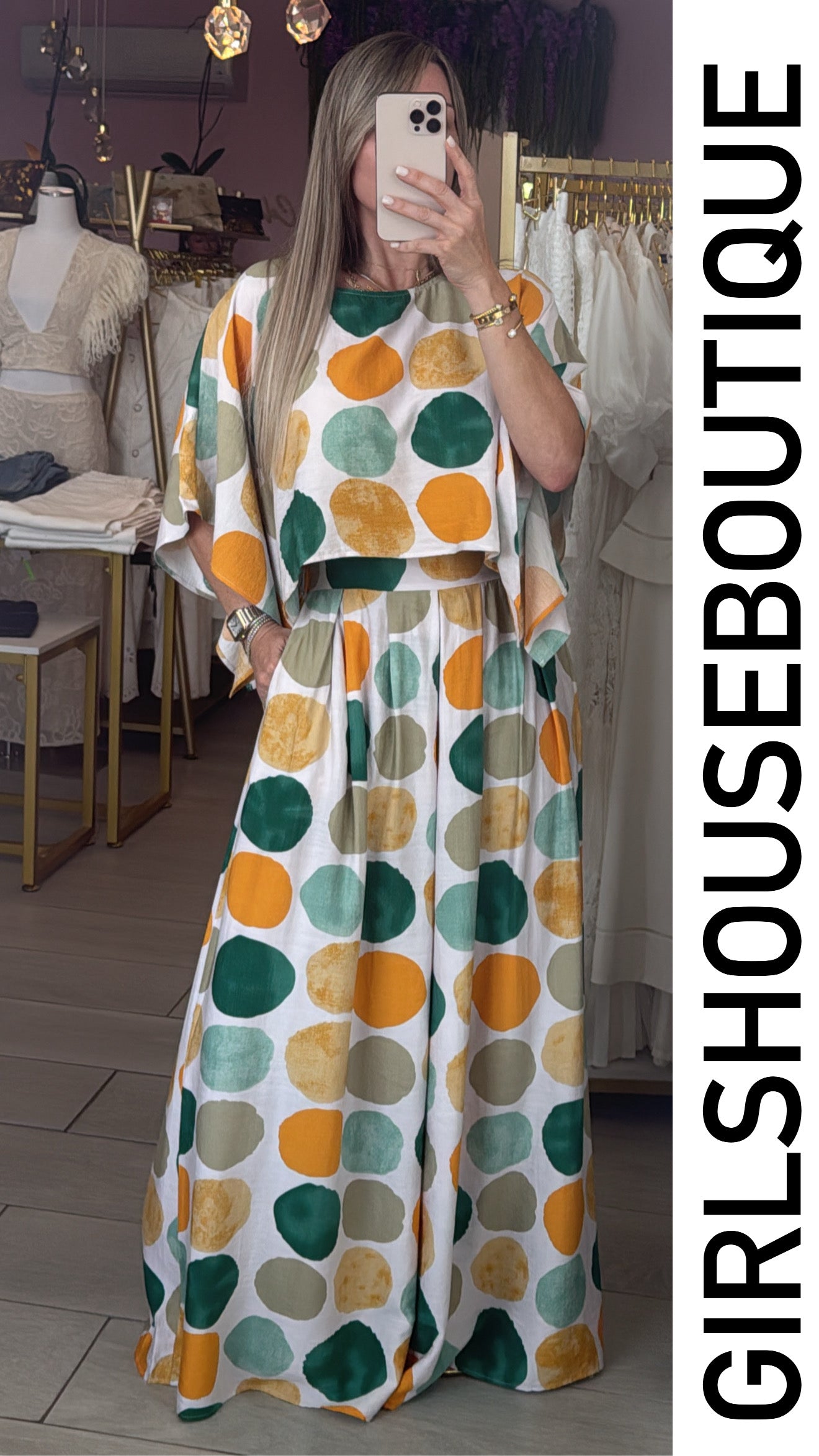 Eclat Yellow Tunic & Pant Set