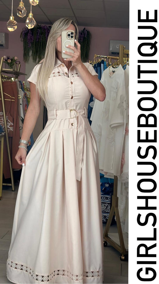 Ever Dress Beige Maxi Dress