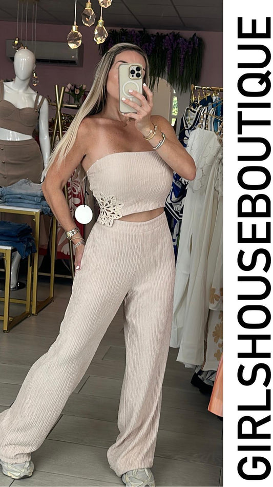 Summer Vibe Sand Top & Pant Set