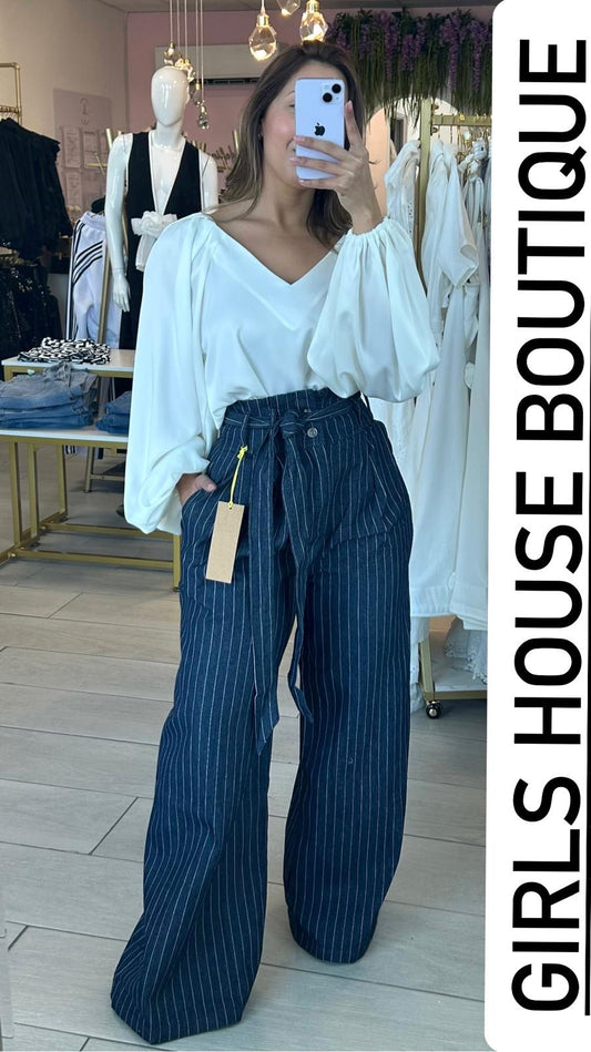 Marina's Blue Stripes Bottom